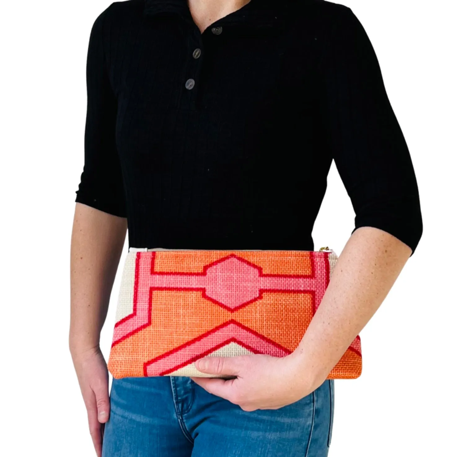 Areso Clutch in Orange