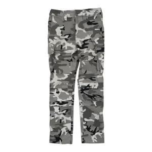 Balenciaga Fitted Cargo Pants Grey Camo Pre-Owned
