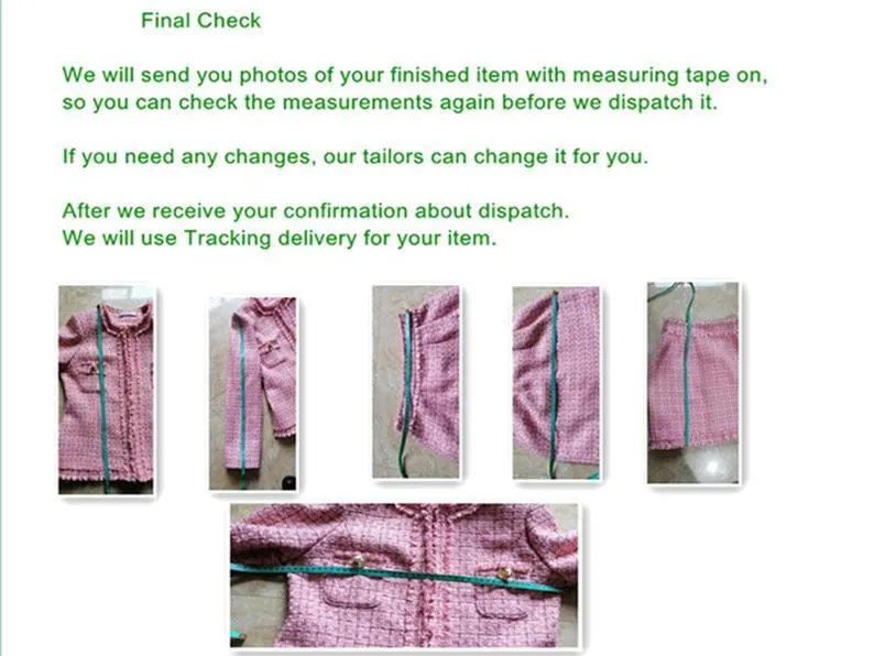 Blue Tweed Skirt Suit with Checked Pattern