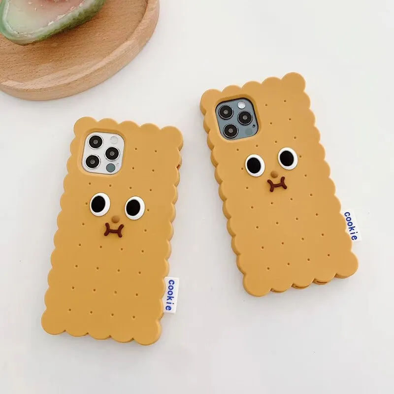 Cute 3D Chocolate Cookies iPhone Case