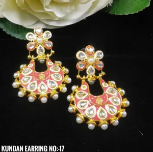 Exquisite Kundan & Pearl Chandeliers