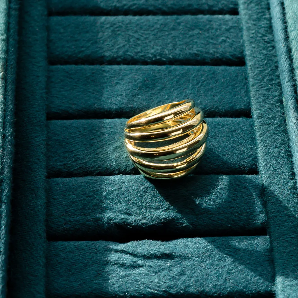 Five Strand Gold Ring