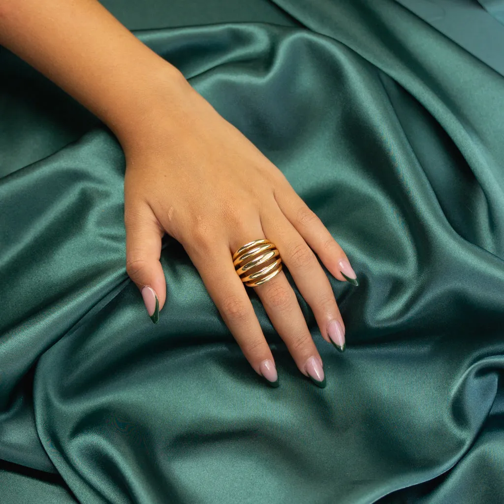 Five Strand Gold Ring