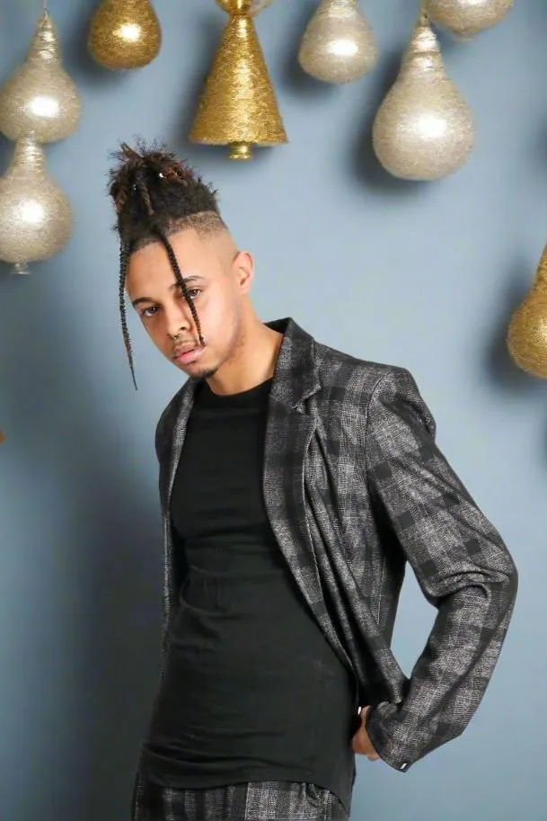 For That Thing You Have To Go To 'Dark Grey Check Cropped Blazer'