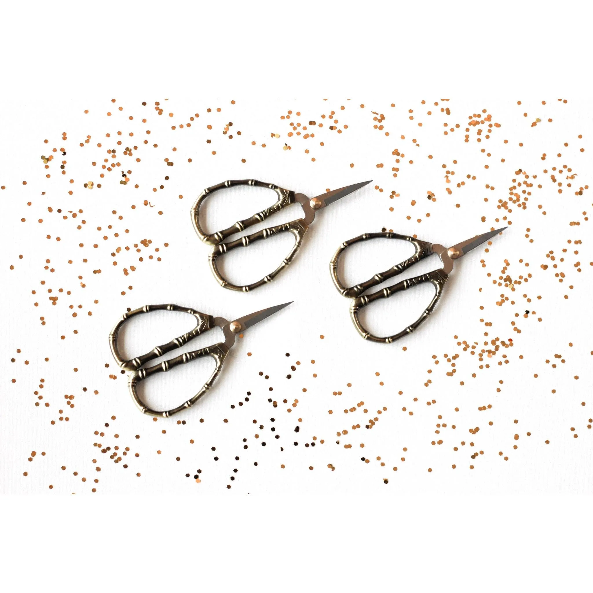 Gold Bamboo Embroidery Scissors
