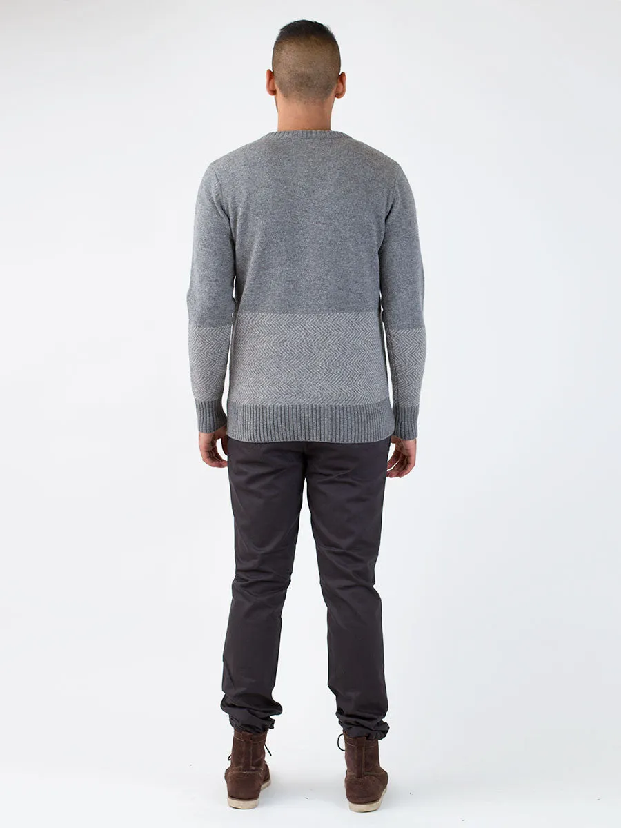 Herringbone Stripe Square Neck