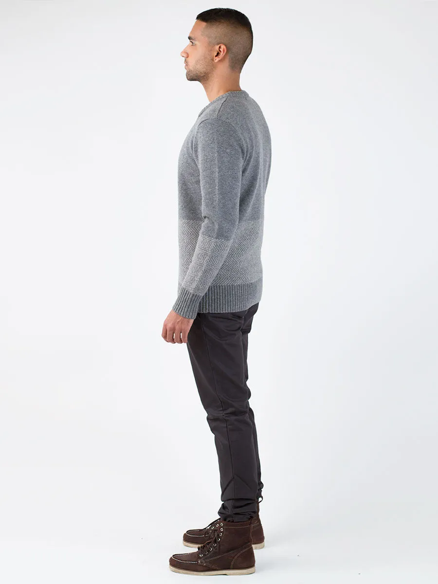 Herringbone Stripe Square Neck