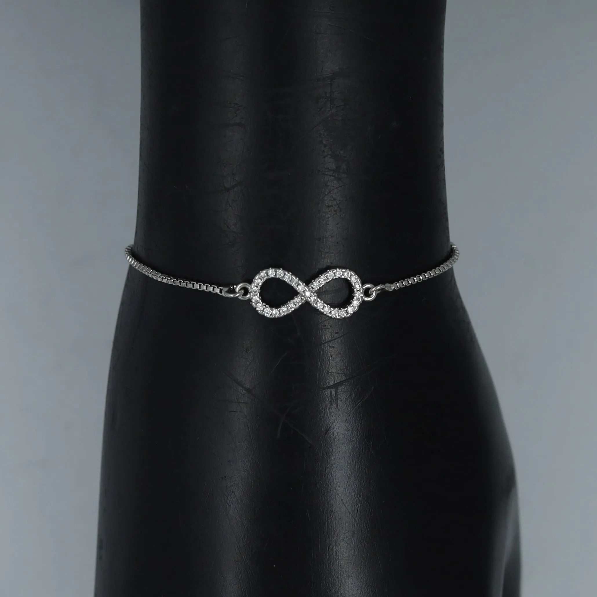 Infinity Zircon/AD Bracelet 11565-88