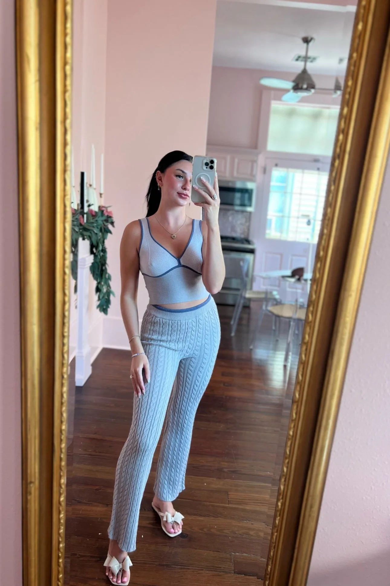 Library Hopping Cable Knit Pant