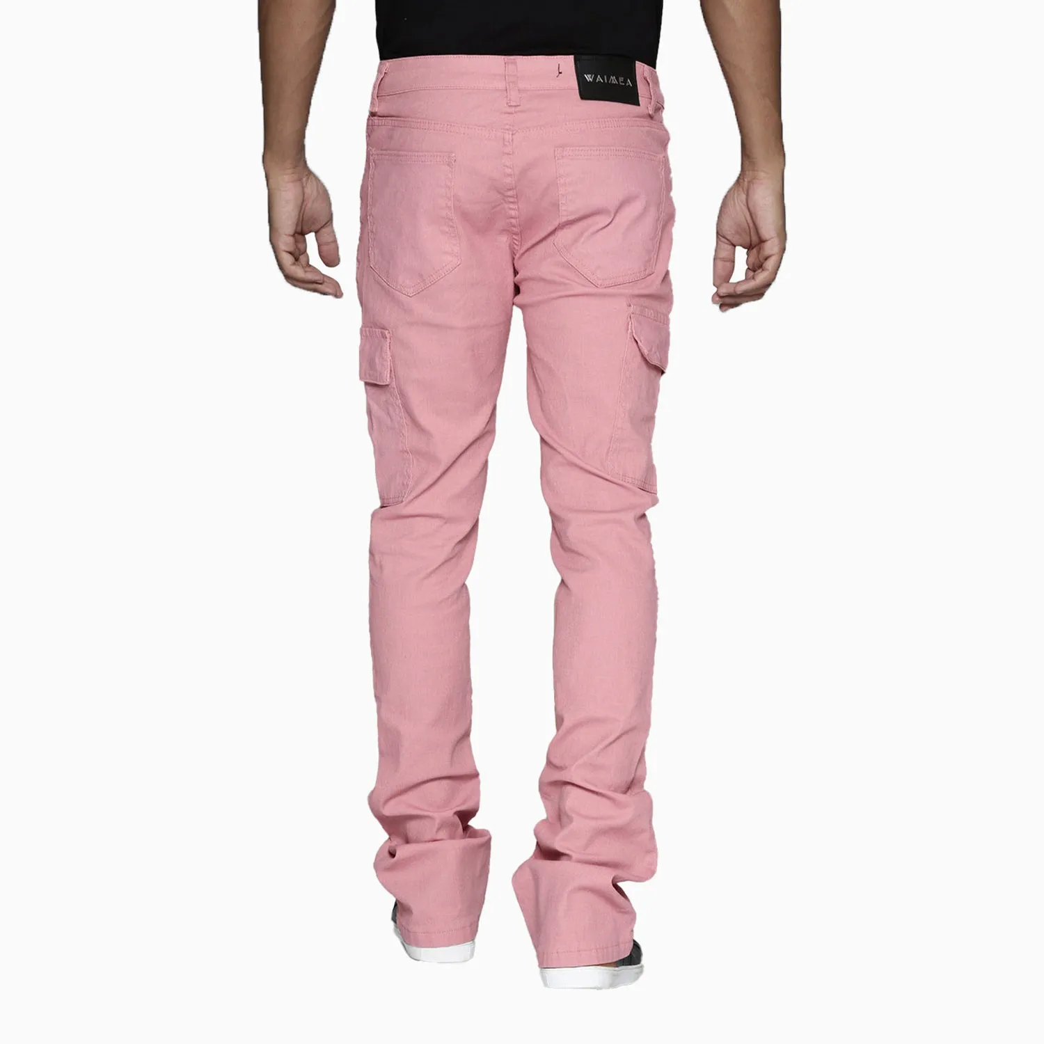 Men's French Cargo Stacked Denim Pant