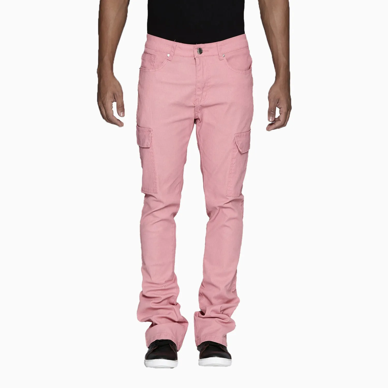 Men's French Cargo Stacked Denim Pant