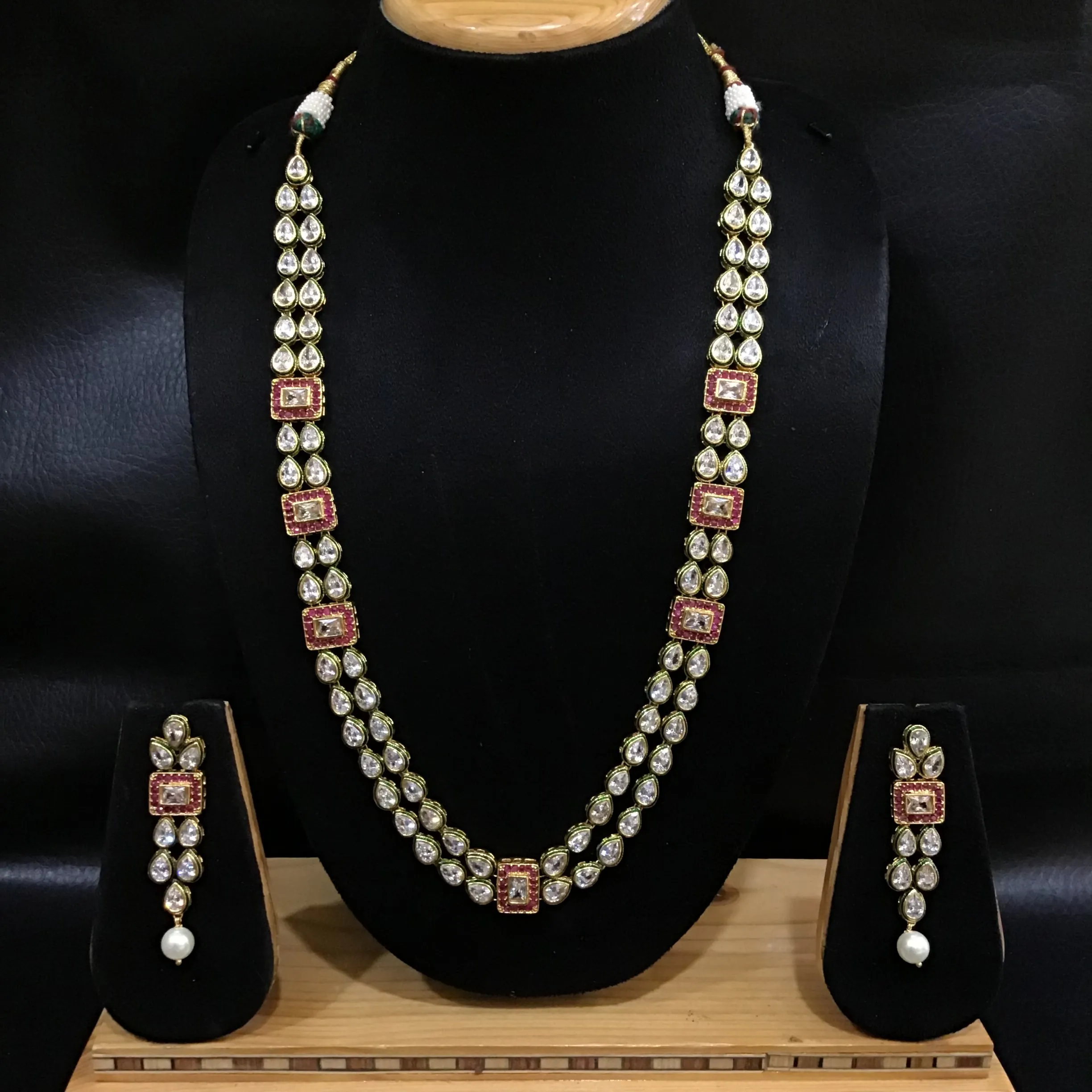 Polki Necklace Set 1510-21