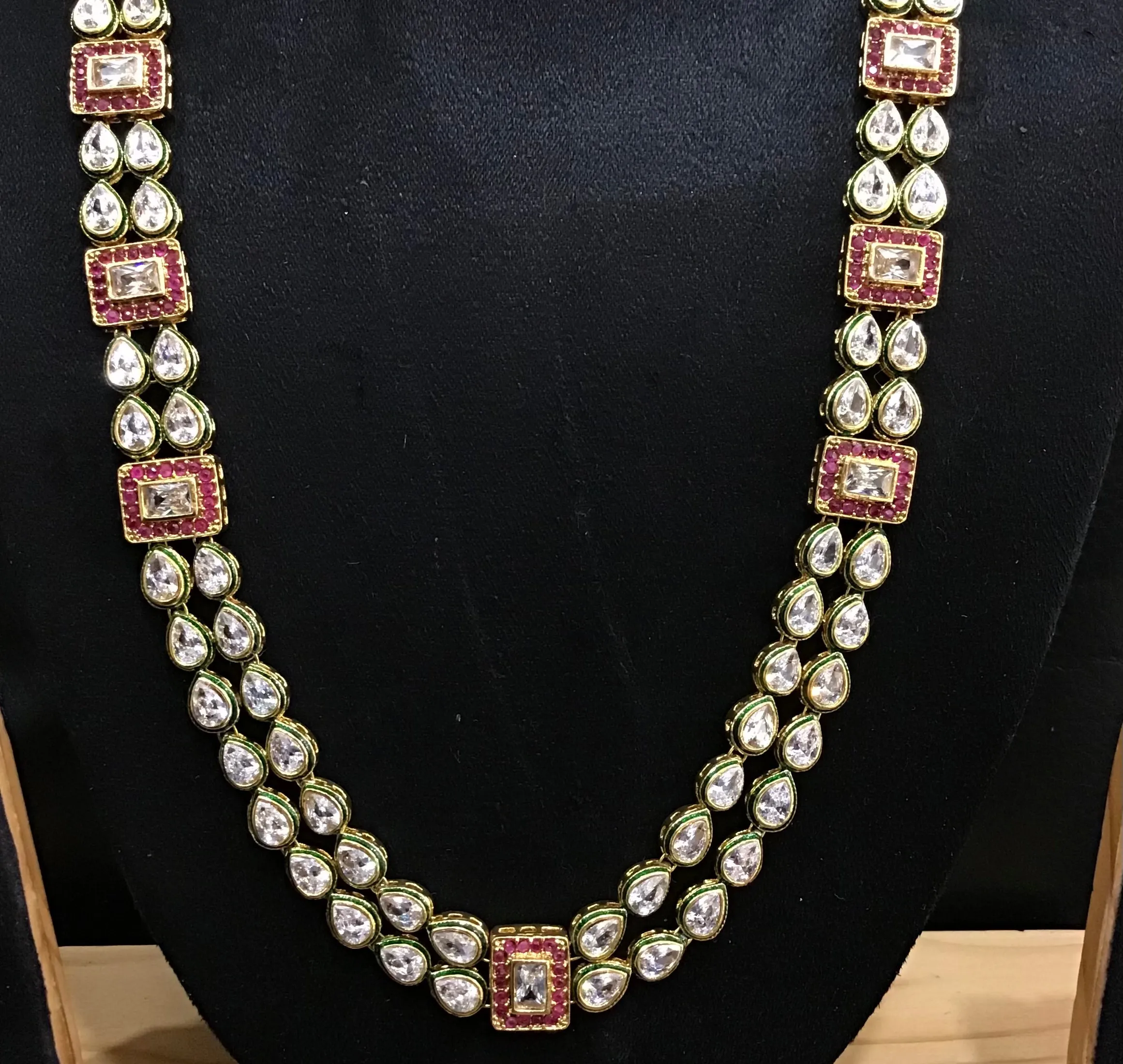 Polki Necklace Set 1510-21