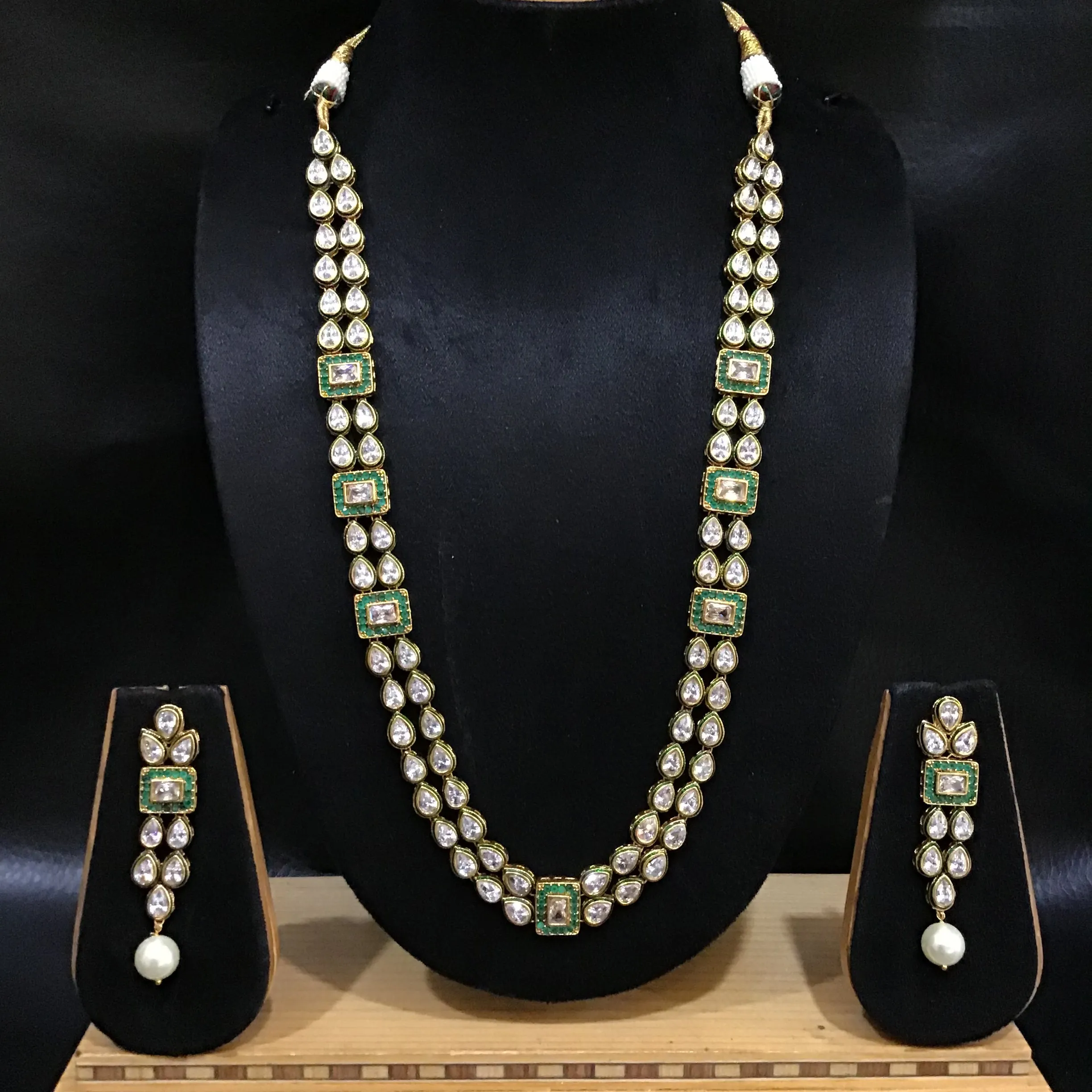 Polki Necklace Set 1510-21