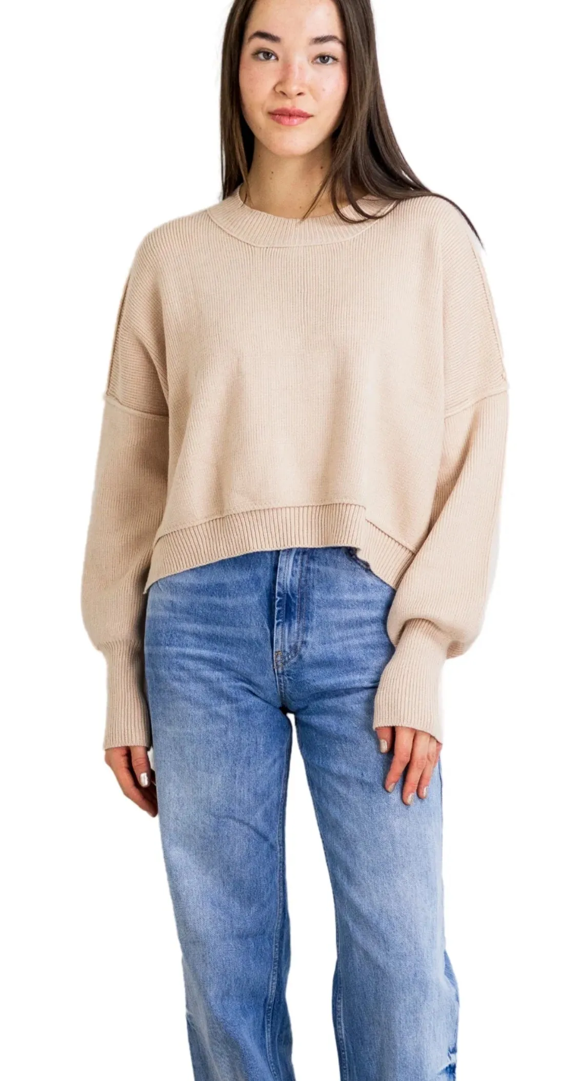 PRIV CELESTE SILKY KNIT SWEATER