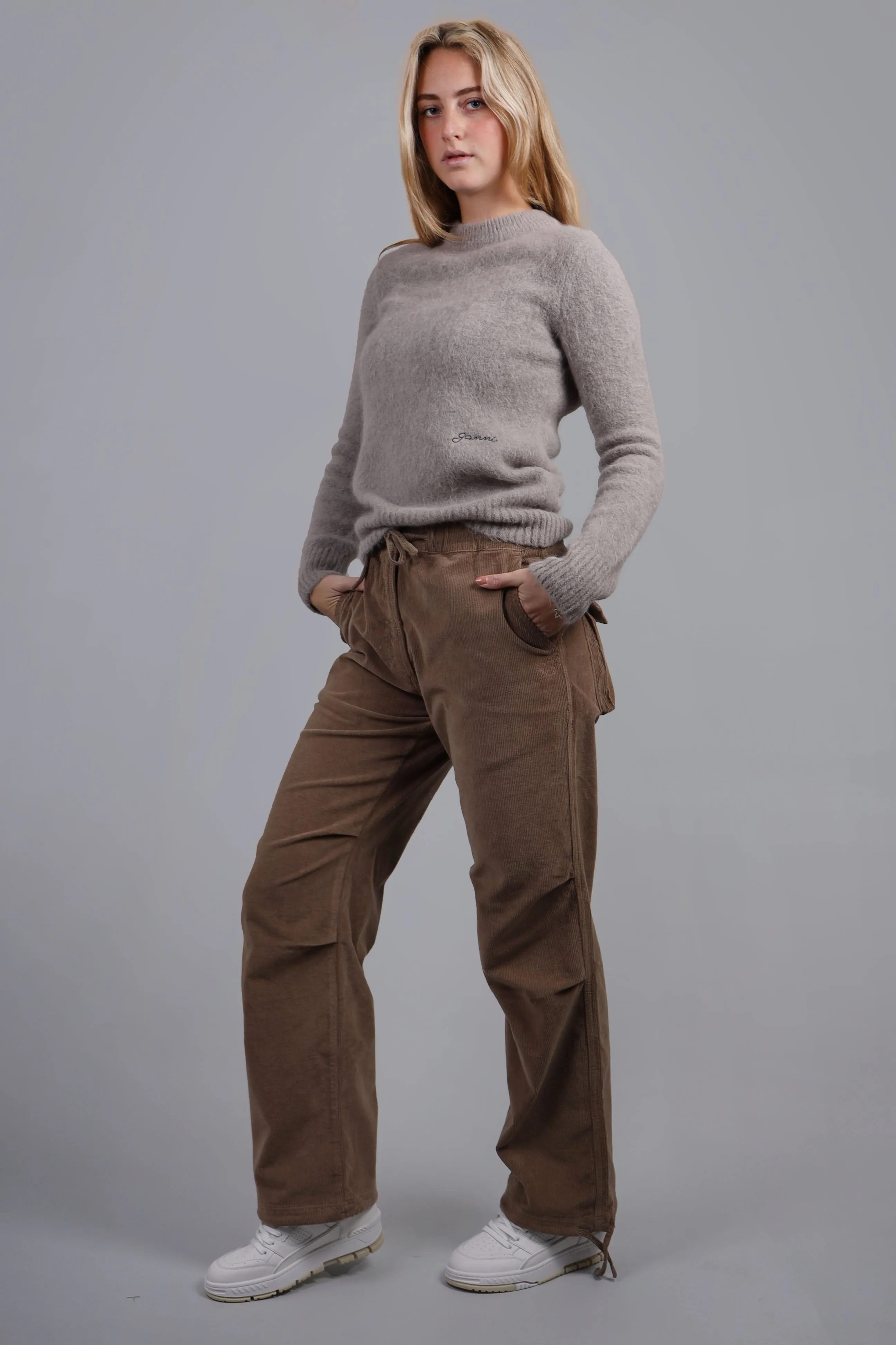 Washed Corduroy Brown
