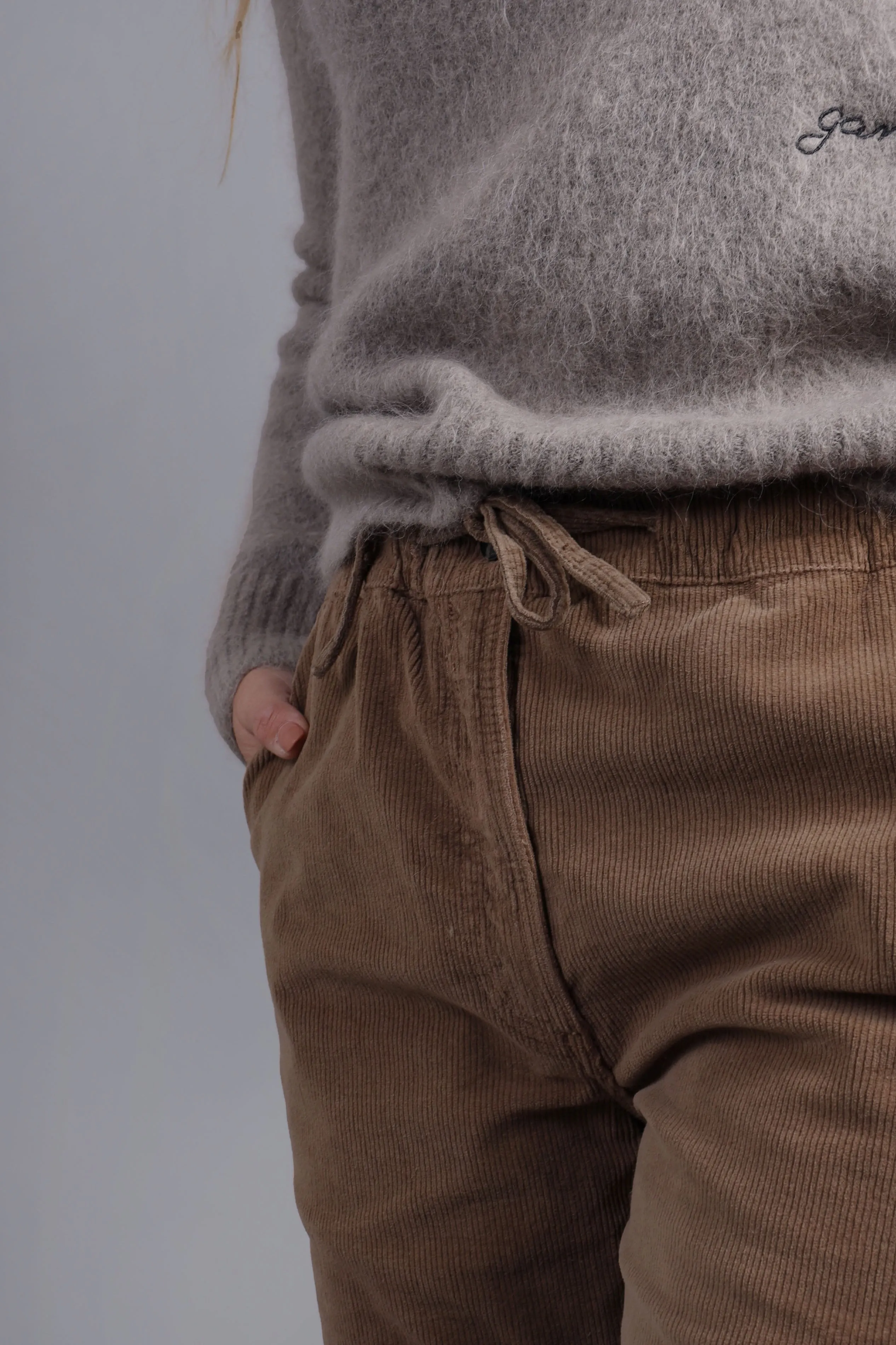 Washed Corduroy Brown