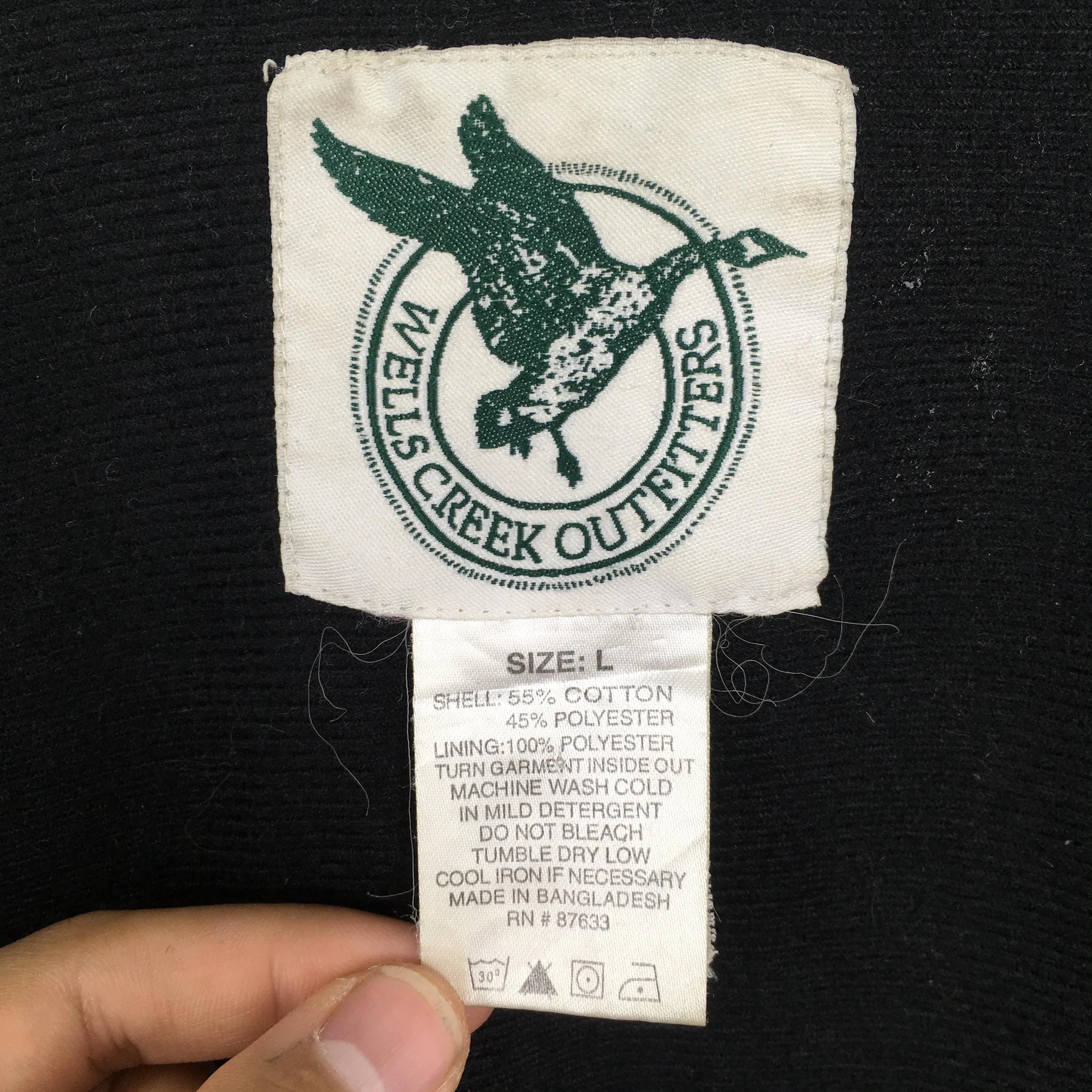 Wells Creek Outfitters Mossy Oak Zipper Jacket Large