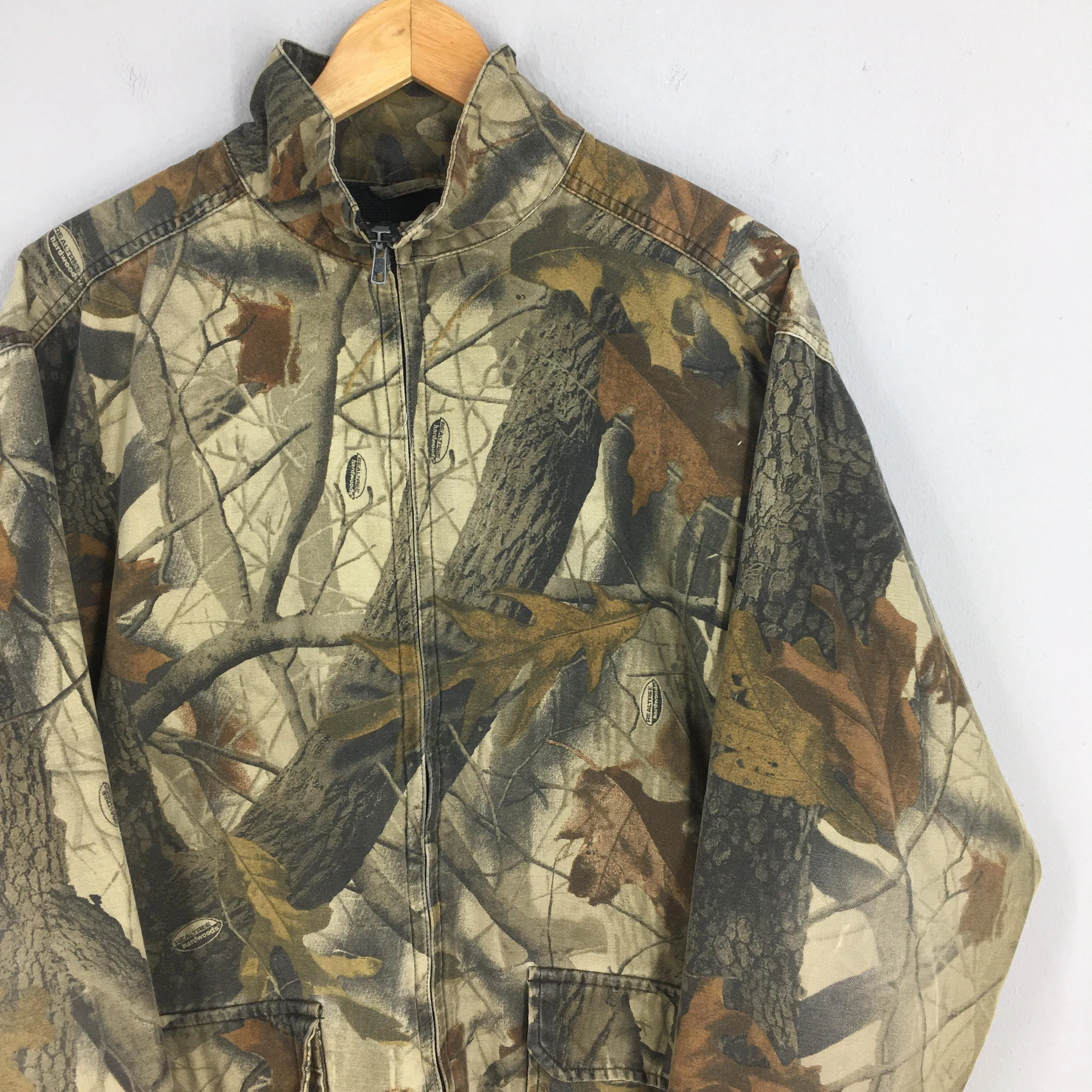 Wells Creek Outfitters Mossy Oak Zipper Jacket Large