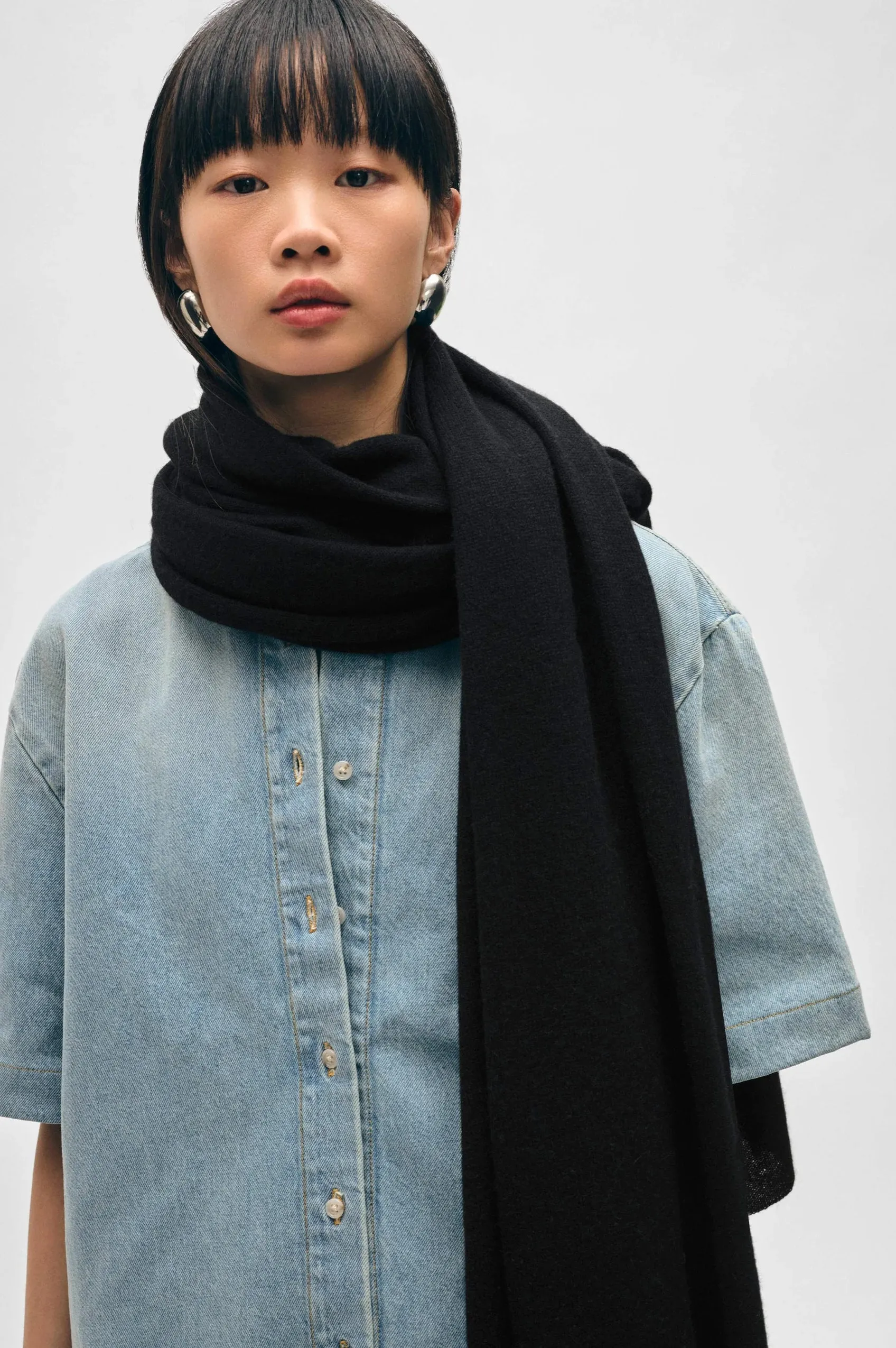 WHITE   WARREN Cashmere Travel Wrap