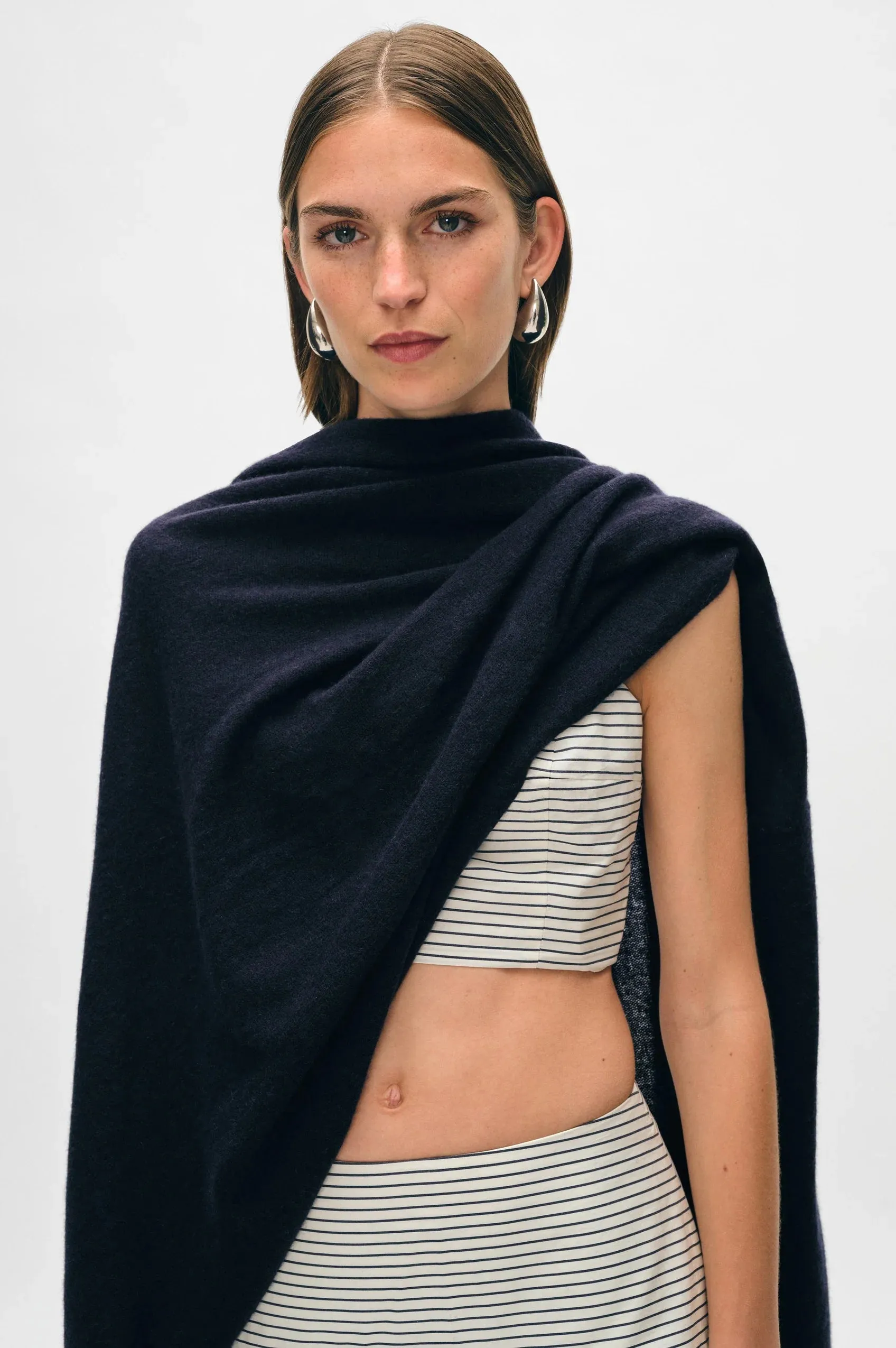 WHITE   WARREN Cashmere Travel Wrap