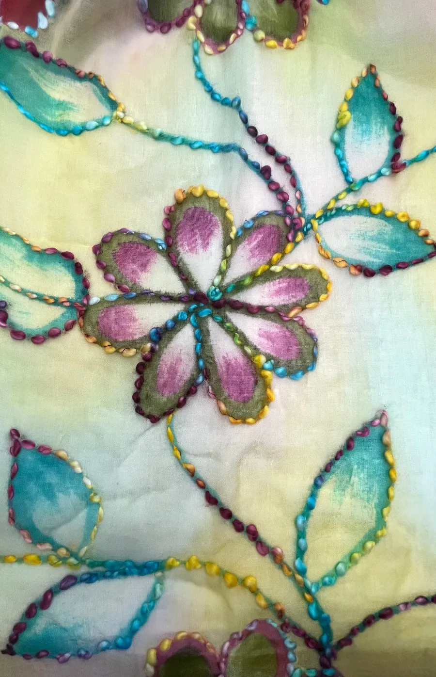 ZODA Pure Wool Scarf-Wild Flower Yellow
